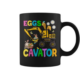Eggs Cavator Happy Easter Excavator Hunting Egg Kids Funny Coffee Mug | Mazezy DE