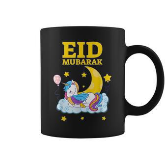 Eid Mubarak Present For Kids Mom Girls Eid Mubarak Unicorn Coffee Mug | Mazezy DE