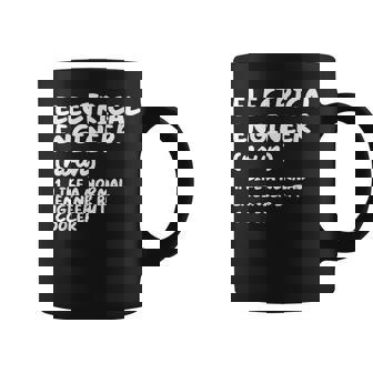 Electrical Engineer Definition Funny Engineering Coffee Mug | Mazezy