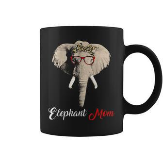 Elephant Mom Funny Hanging With Bandana Mama Gift Coffee Mug - Seseable