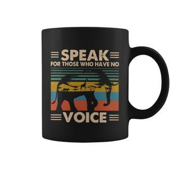 Elephant Speak For Those Who Have No Voice Coffee Mug - Thegiftio UK
