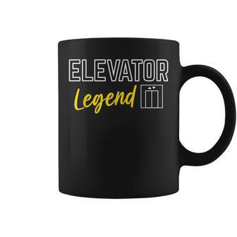 Elevator Legend Aufzug Techniker Tassen - Seseable