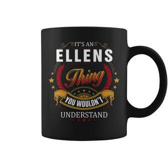 Ellens Family Crest Ellens Ellens Clothing Ellens T Ellens T Gifts For The Ellens Coffee Mug - Seseable