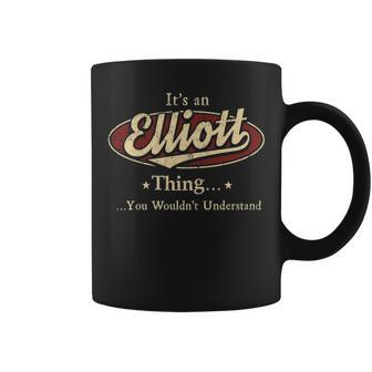 Elliot Personalized Name Gifts Name Print S With Name Elliott Coffee Mug - Seseable