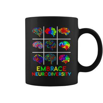 Embrace Neurodiversity Video Game Autism Awareness Asd Coffee Mug | Mazezy