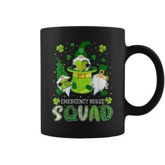 Emergency Nurse Squad Nursing St Patrick Day Gnomes Irish Coffee Mug - Seseable