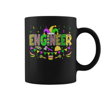Engineer Lover Funny Mardi Gras Carnival Party Women Men Coffee Mug - Seseable