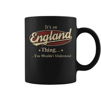 England Personalized Name Gifts Name Print S With Name England Coffee Mug - Seseable