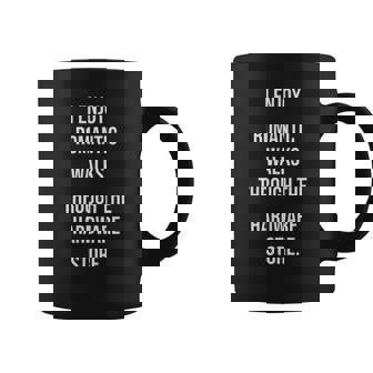 Enjoy Romantic Walks Through Hardware Store Funny Handyman Coffee Mug - Thegiftio