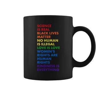Equality Science Is Real Rainbow V2 Coffee Mug - Monsterry UK