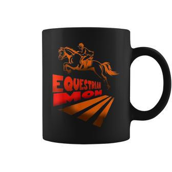 Equestrian Mom Cool Ladies Horse Racers Funny Farm Girl Gift Coffee Mug - Seseable