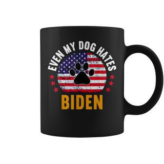 Even My Dog Hates Biden Funny Anti Biden Coffee Mug | Mazezy