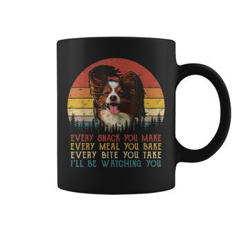 Every Snack You Make Dog Papillon Funny Animal Lover Coffee Mug - Seseable