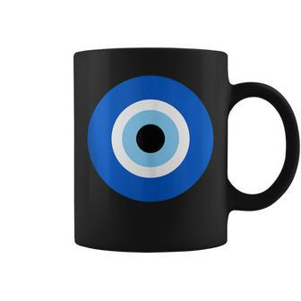 Evil Eye Hamsa Greek Good Luck Protection Design Coffee Mug - Thegiftio UK