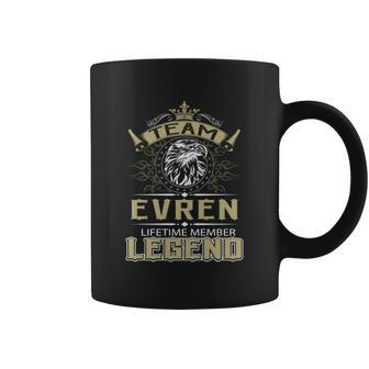 Evren Name - Evren Eagle Lifetime Member L Coffee Mug - Seseable
