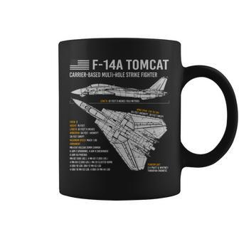 F 14 Tomcat Us Navy Aircraft Plane Usaf Airplane Blueprint F Coffee Mug | Mazezy