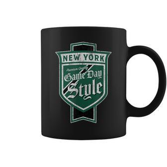 Faded New York Beer Label - New Yorker Pride Coffee Mug | Mazezy