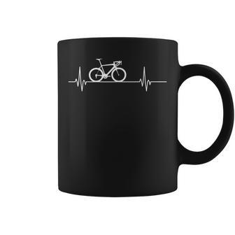 Fahrrad Herzschlag – Radfahren Pulse – Love Tassen - Seseable