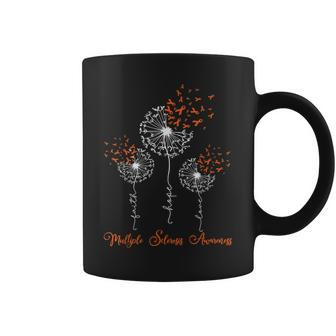 Faith Hope Love Dandelion Ms Multiple Sclerosis Awareness Coffee Mug | Mazezy