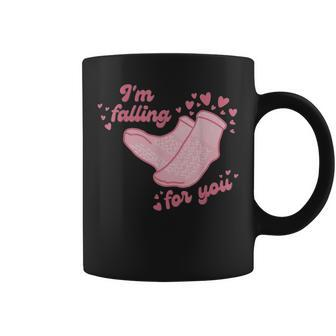 Falling For You Funny Pct Cna Nurse Happy Valentines Day Coffee Mug - Seseable