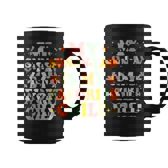 Family Humor Retro My Son In Law Is My Favorite Child Coffee Mug | Mazezy