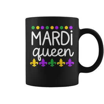 Family Matching Set Gag Funny Gift For Mom Wife Mardi Queen V2 Coffee Mug - Seseable