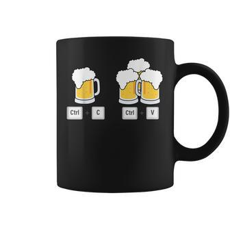 Father Beer Ctrl-C Ctrl-V Funny Party Fathers Day Alcohol Coffee Mug - Thegiftio UK