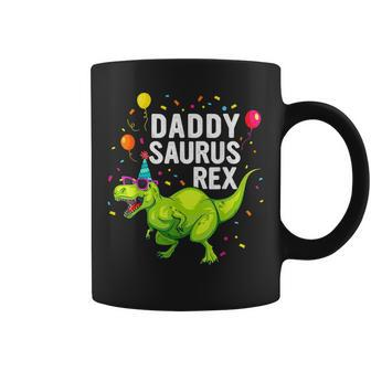 Father Day Daddysaurus T Rex Dinosaur Daddy Family Matching Coffee Mug | Mazezy