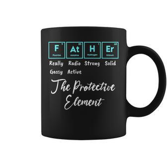 Father Element Science Teacher Chemistry Dad Fathers Day Coffee Mug - Thegiftio UK