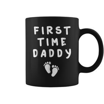 Father First Time Dad Husband Fatherhood Coffee Mug | Mazezy