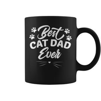 Fathers Day Awesome Best Cat Dad Ever Mens Cat Lover Coffee Mug - Thegiftio UK