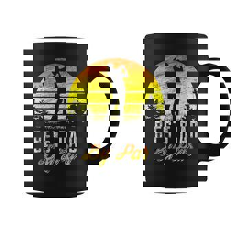 Fathers Day Best Dad By Par Funny Golf Pun Golfer Gift For Mens Coffee Mug | Mazezy