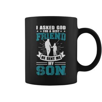Father’S Day Best Friend Daddy Father Papa Graphic From Son Coffee Mug - Thegiftio UK