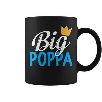 Fathers Day Big Poppa Hip Hop Dad Music King Rock Men Gift Coffee Mug | Mazezy