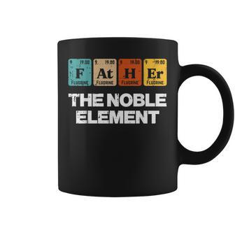 Fathers Day Father Noble Element Periodic Science Dad Papa Gift For Mens Coffee Mug | Mazezy