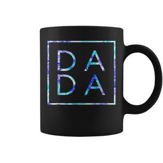 Fathers Day For New Dad Dada Coloful Tie Dye Coffee Mug | Mazezy