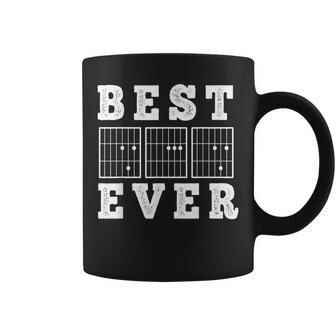 Fathers Day Gifts For Guitarist Guitar Chord Best Dad Ever Gift For Mens Coffee Mug | Mazezy