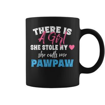 Fathers Day Girl She Calls Me Pawpaw Grandpa Gift Gift For Mens Coffee Mug | Mazezy