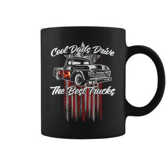 Fathers Day Truck Guy Flamed Custom Classic Pickup Coffee Mug - Thegiftio UK