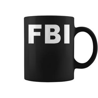 Fbi Halloween Costume Federal Law Enforcement Coffee Mug - Seseable