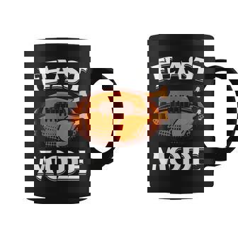 Feast Mode Football Turkey Funny Thanksgiving Gifts Men Boys V4 Coffee Mug - Thegiftio