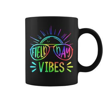 Field Day Vibes 2023 Teacher Kids Groovy Tie Dye Hippie Coffee Mug | Mazezy