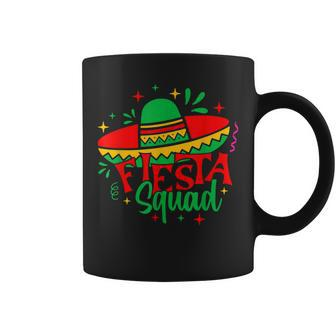 Fiesta Squad Cinco De Mayo Mexican Hat Women Kids Funny Gift Coffee Mug | Mazezy