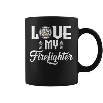 Fire Fighter Women Wife Of The Firefighter Coffee Mug - Seseable