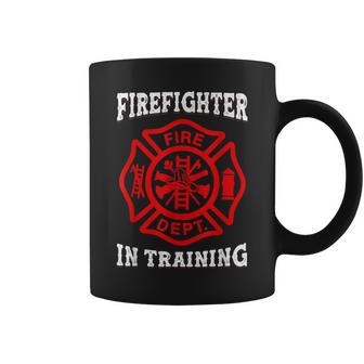 Firefighter In Training Fireman Toddler Fire Fighter Coffee Mug - Seseable