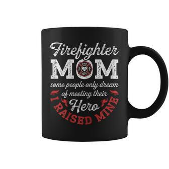 Firefighter Mom T Shirt Firemen Proud Moms Mothers Day Gift Coffee Mug | Mazezy