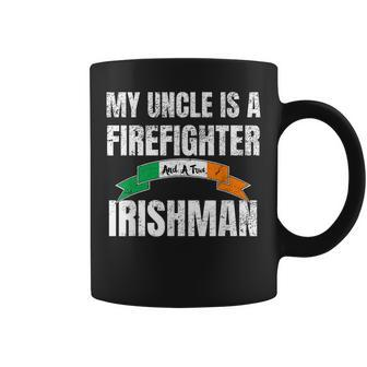 Firefighter St Paddy True Irishman Best Uncle Gift Coffee Mug | Mazezy