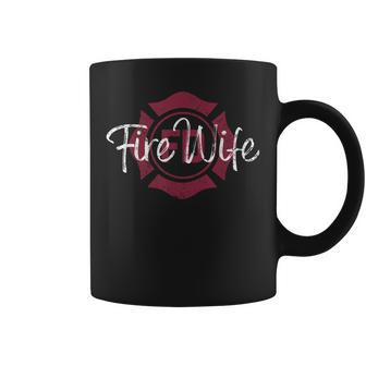 Firefighters Wife Womens Fireman Wife Firefighter Wife Coffee Mug - Seseable