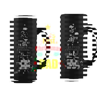 First Christmas As A Dad V2 Coffee Mug | Mazezy