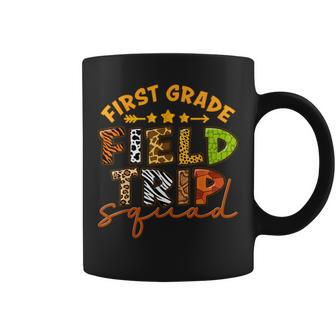 First Grade Zoo Field Trip Squad Matching Students Teacher Coffee Mug | Mazezy